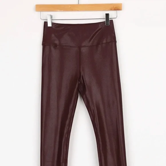 NWT Lulu’s Step Up metallic medium impact high waisted leggings - Picture 3 of 6